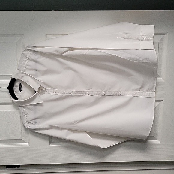 White Button Up Blouse - Picture 1 of 8
